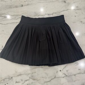 Lululemon Athletica Black Pleated Mini Skirt